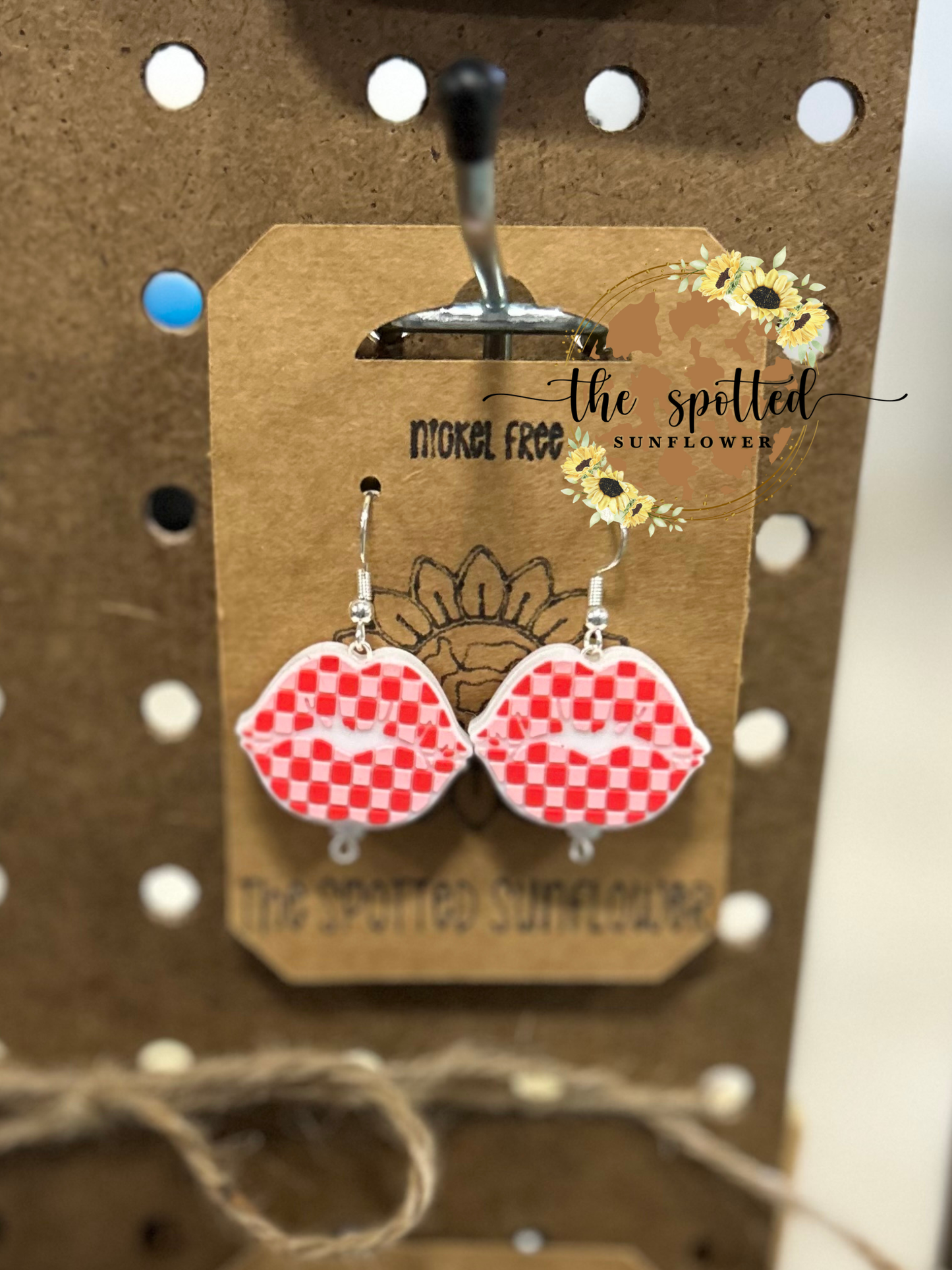 Checkered Kisses Earrings