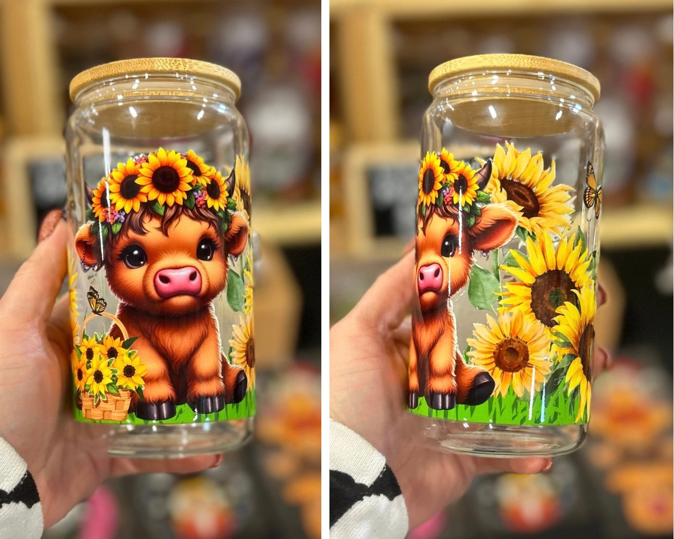 Baby Moo Glass Can