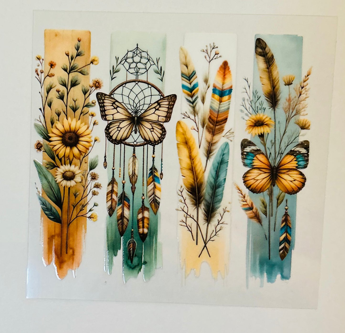 Butterfly Garden Glass Can