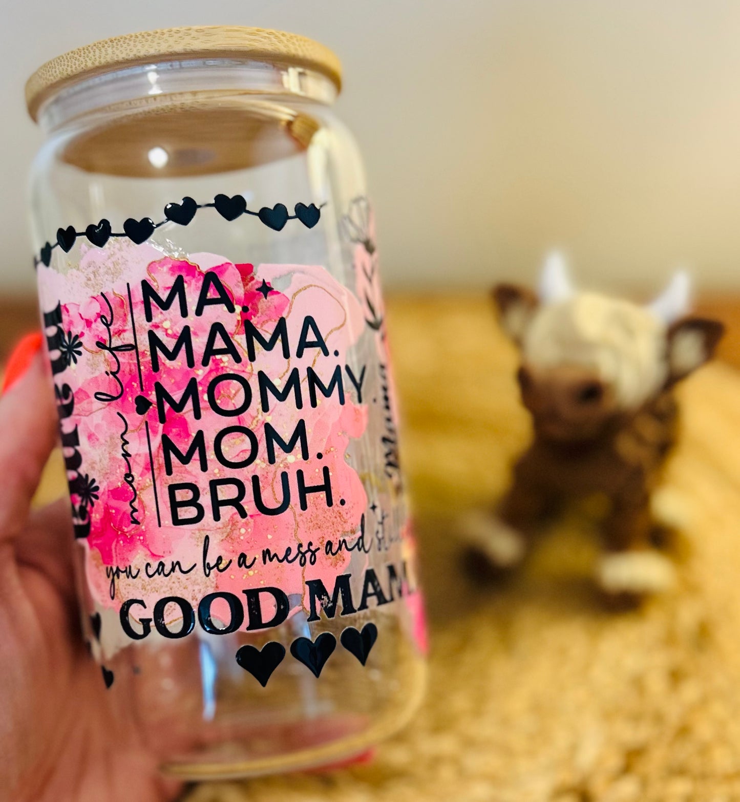 Mom. Bruh. Glass Can