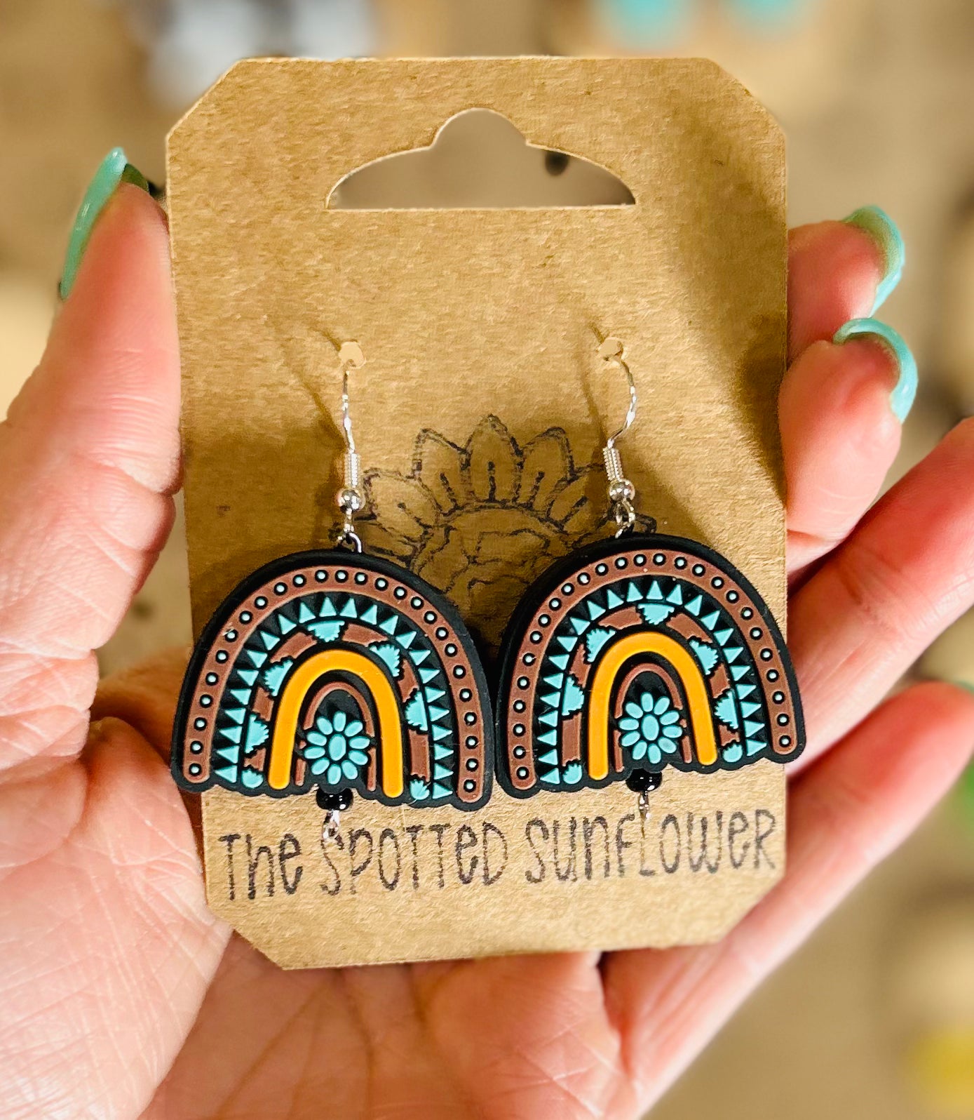 Boho Rainbow Earrings