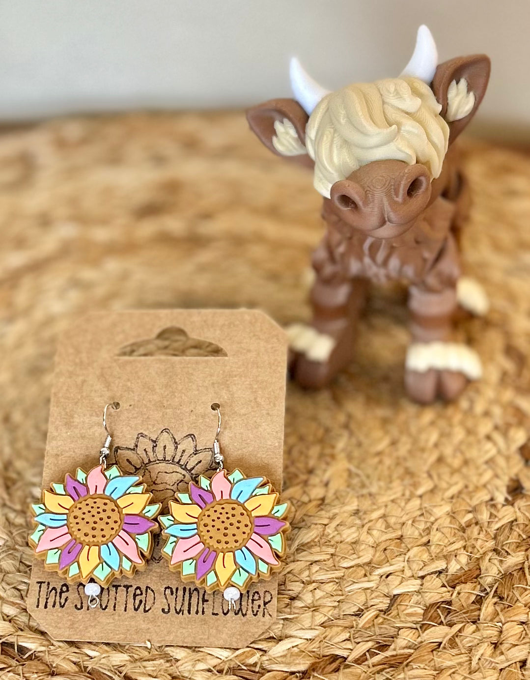 Western Sunflower Earrings