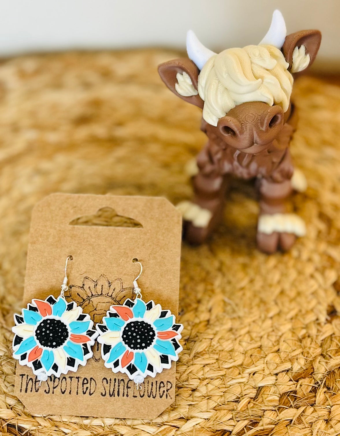 Western Sunflower Earrings