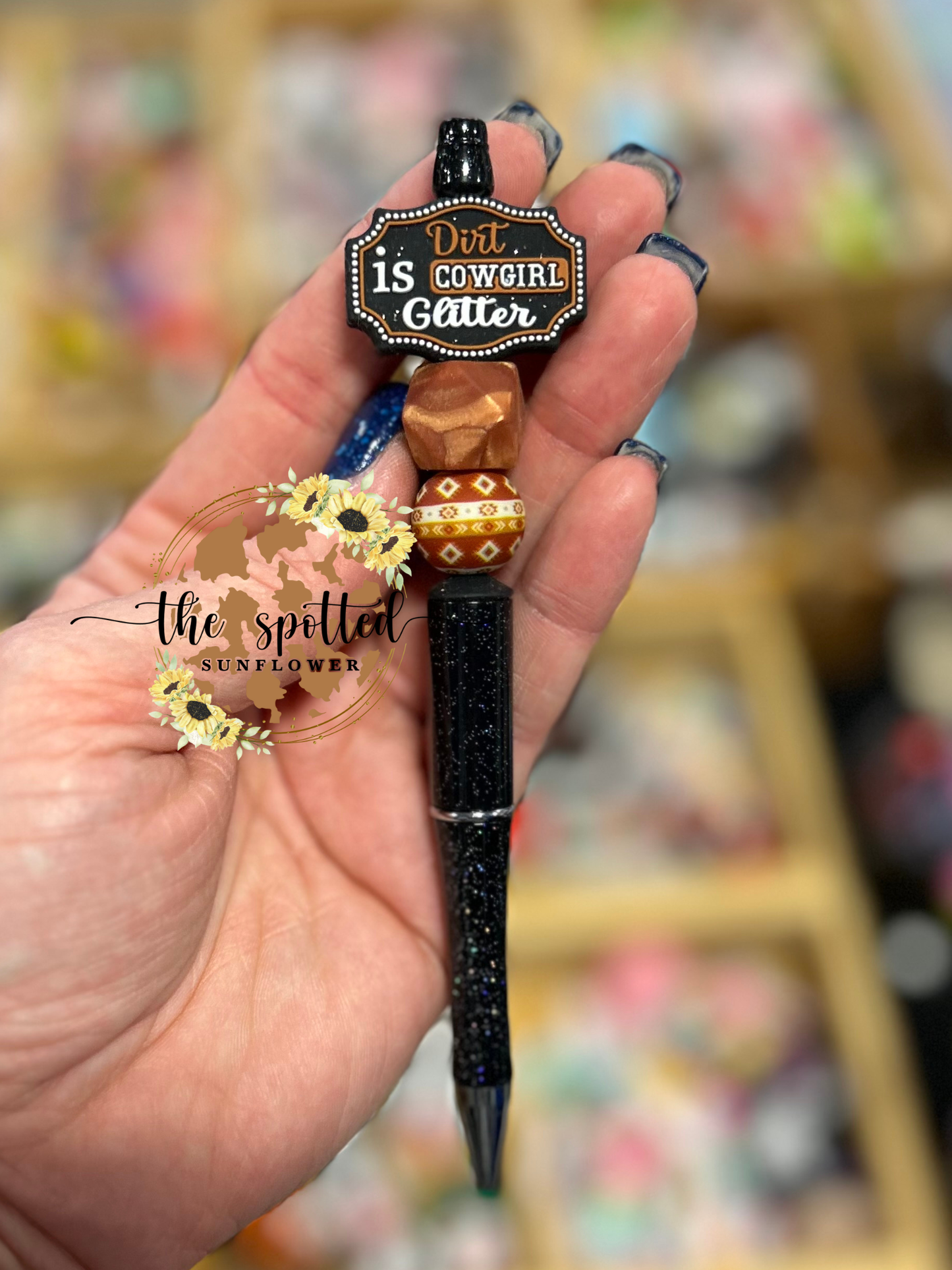 Cowgirl Glitter Pen