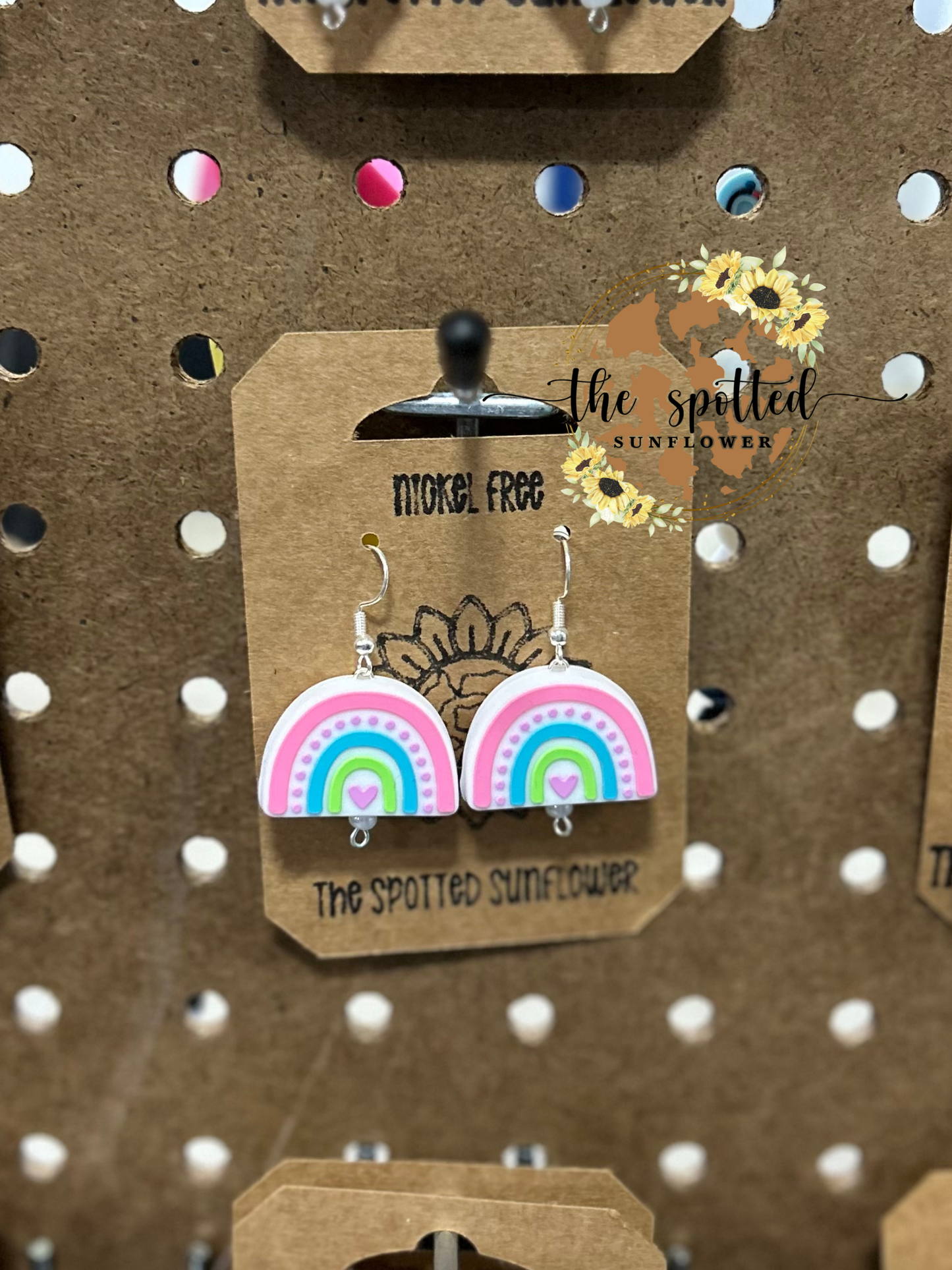 Pastel Rainbow Earrings