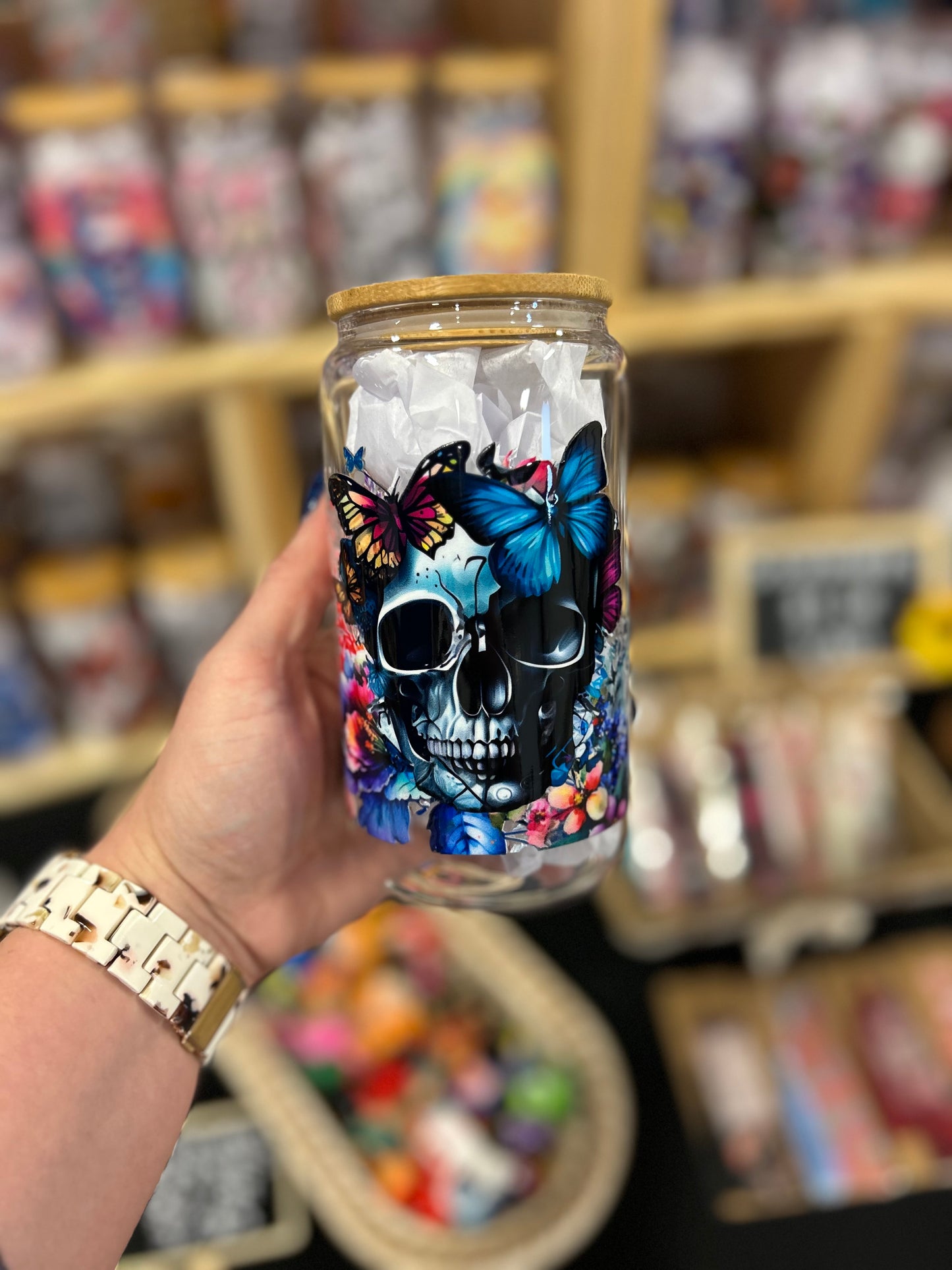 Don’t Be a Heifer Glass Can