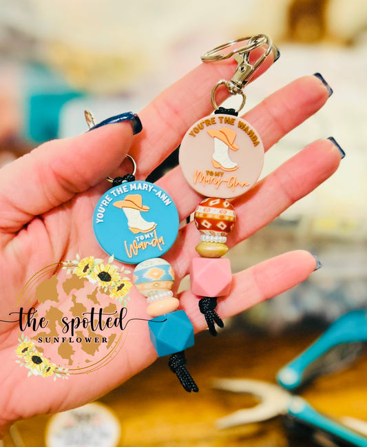 Western Best Friend Charms