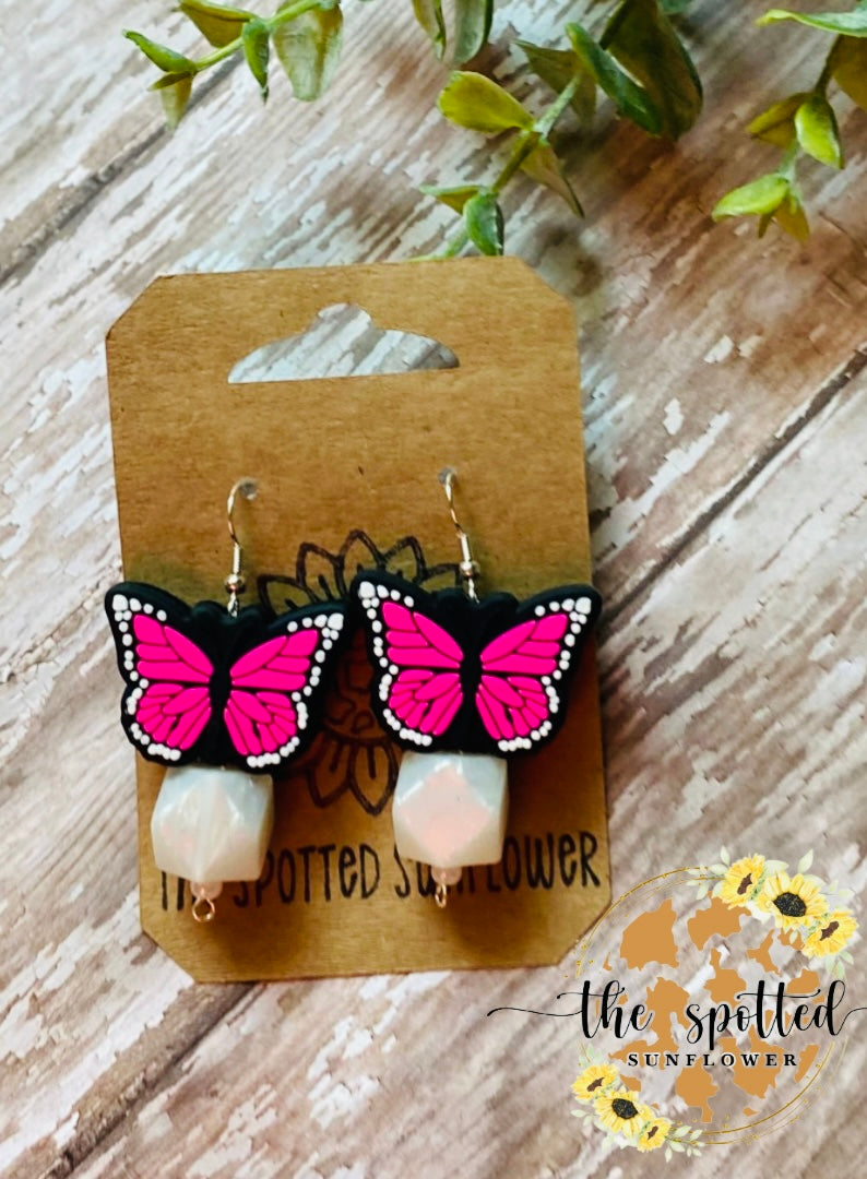 You Set My Heart Aflutter Earrings