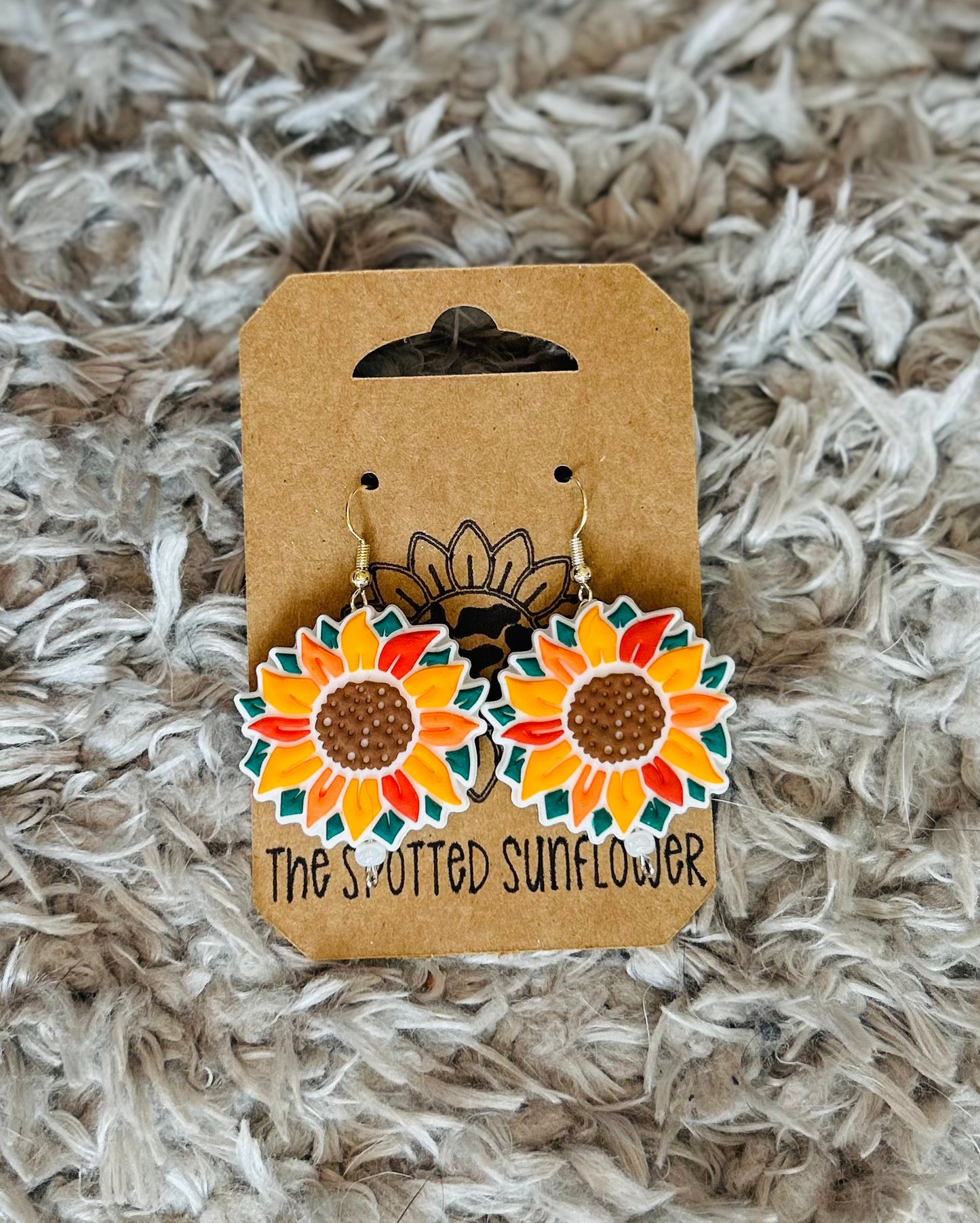 Western Sunflower Earrings