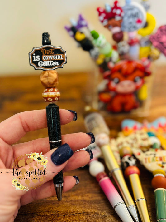 Cowgirl Glitter Pen