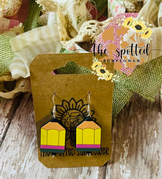 Little Pencil Earrings