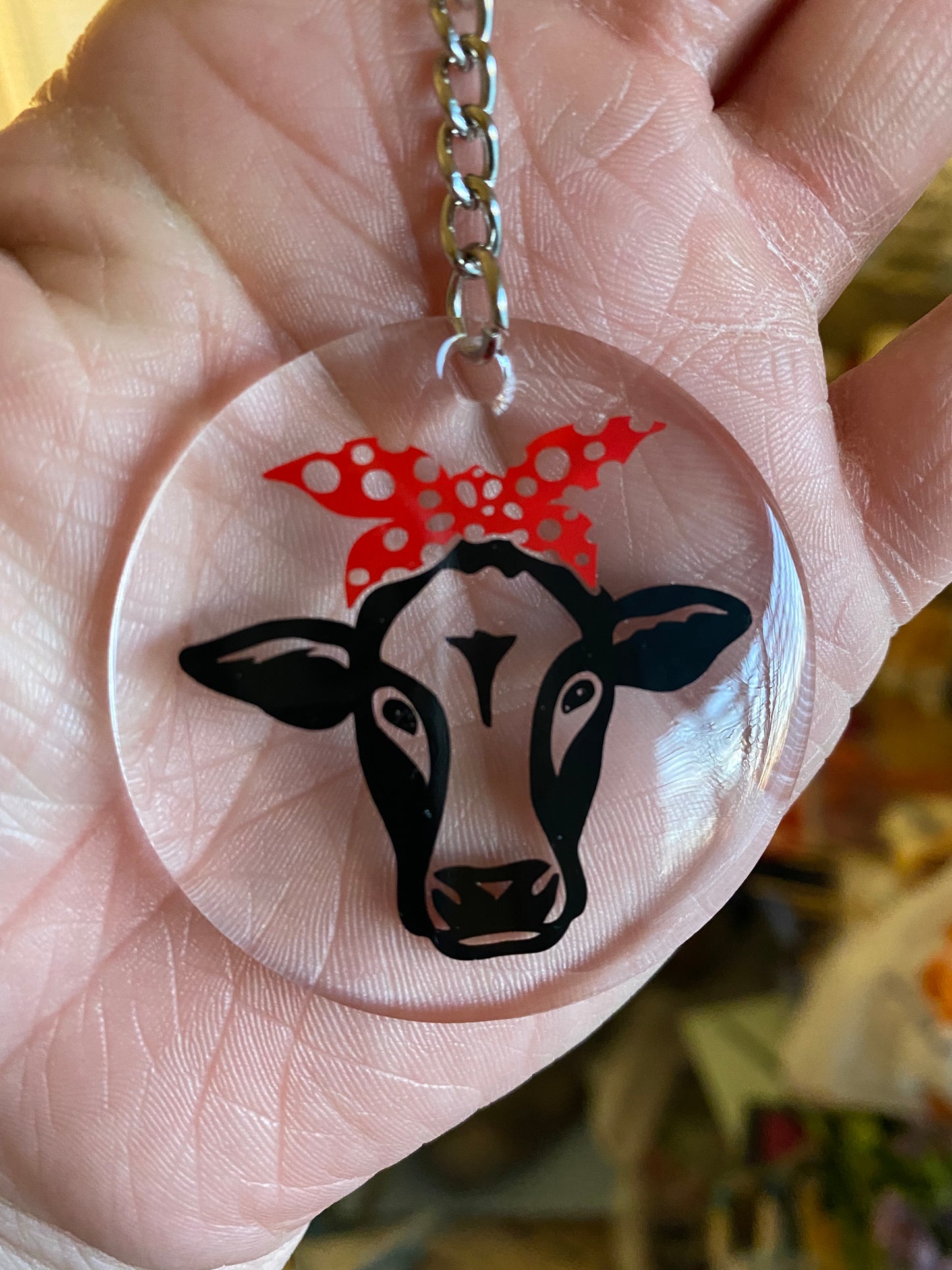 Rosie the Heifer Keychain