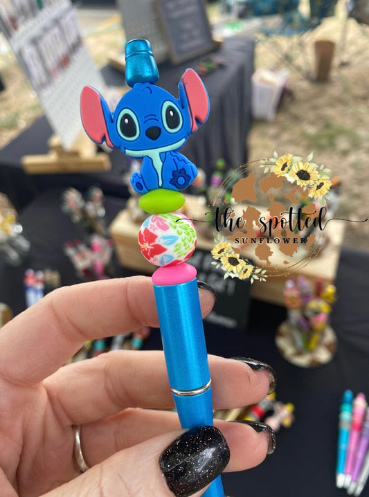 Little Blue Alien Pen